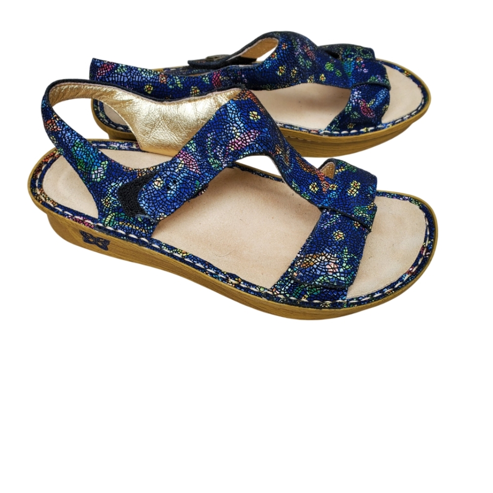 Alegria KENDRA  Blue Multicolor Sandals